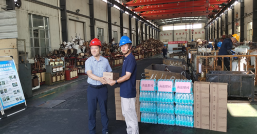 北辰集團(tuán)領(lǐng)導(dǎo)赴北辰鑫誠(chéng)高溫慰問及工作調(diào)研